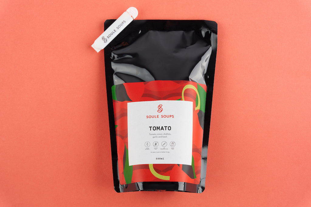 front side pouch, Tomato