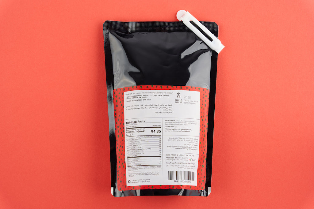 Pouch Backside, Gazpacho
